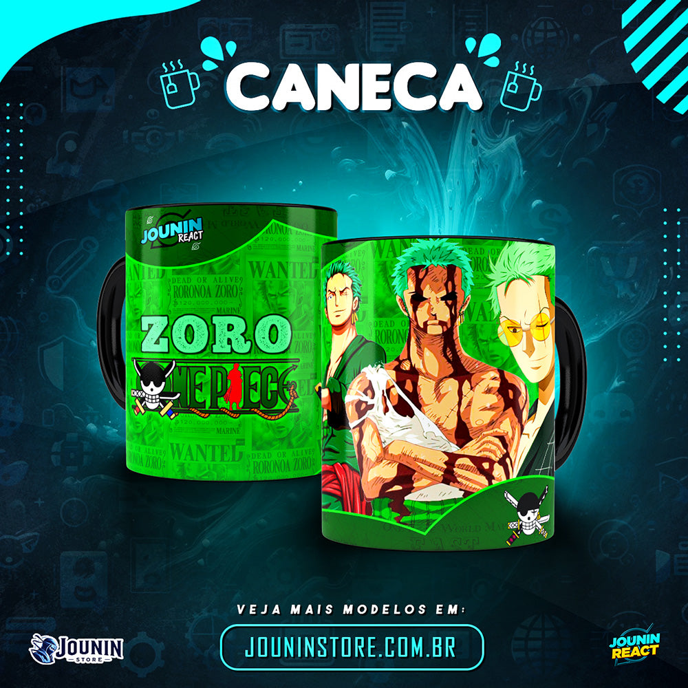 Caneca - Anime One Piece (Zoro) N052